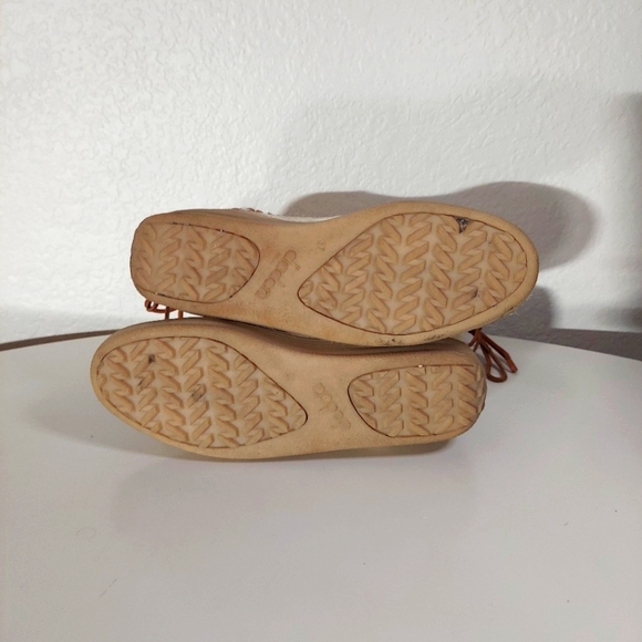 Diadora Vintage White Fur & Leather Wedge Heel Boots - Picture 5 of 16